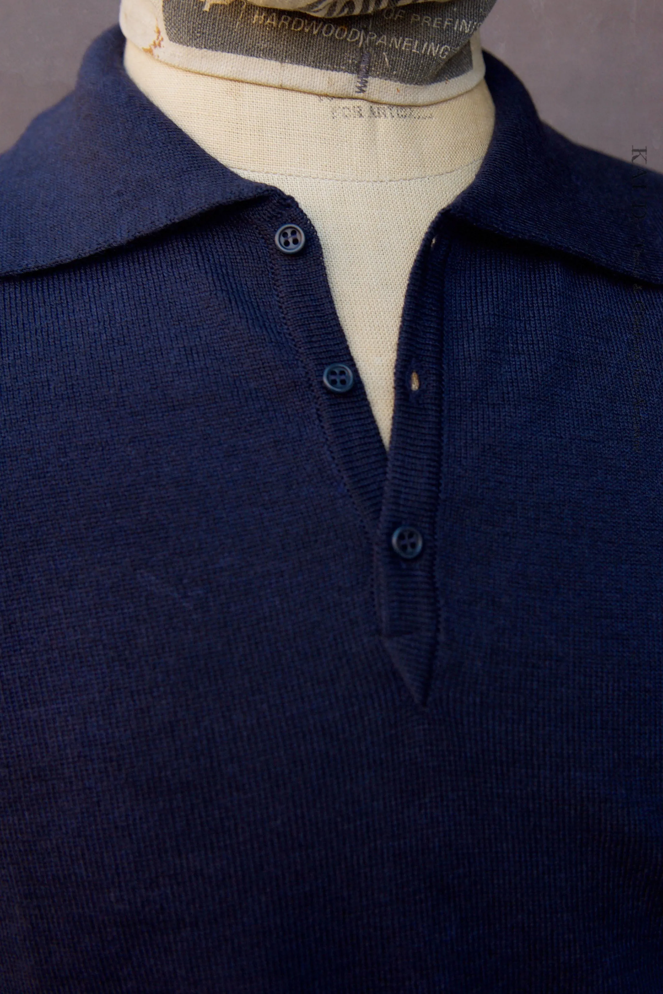 Sailor Polo Sweater - Blue - 3, 4, 5, 6