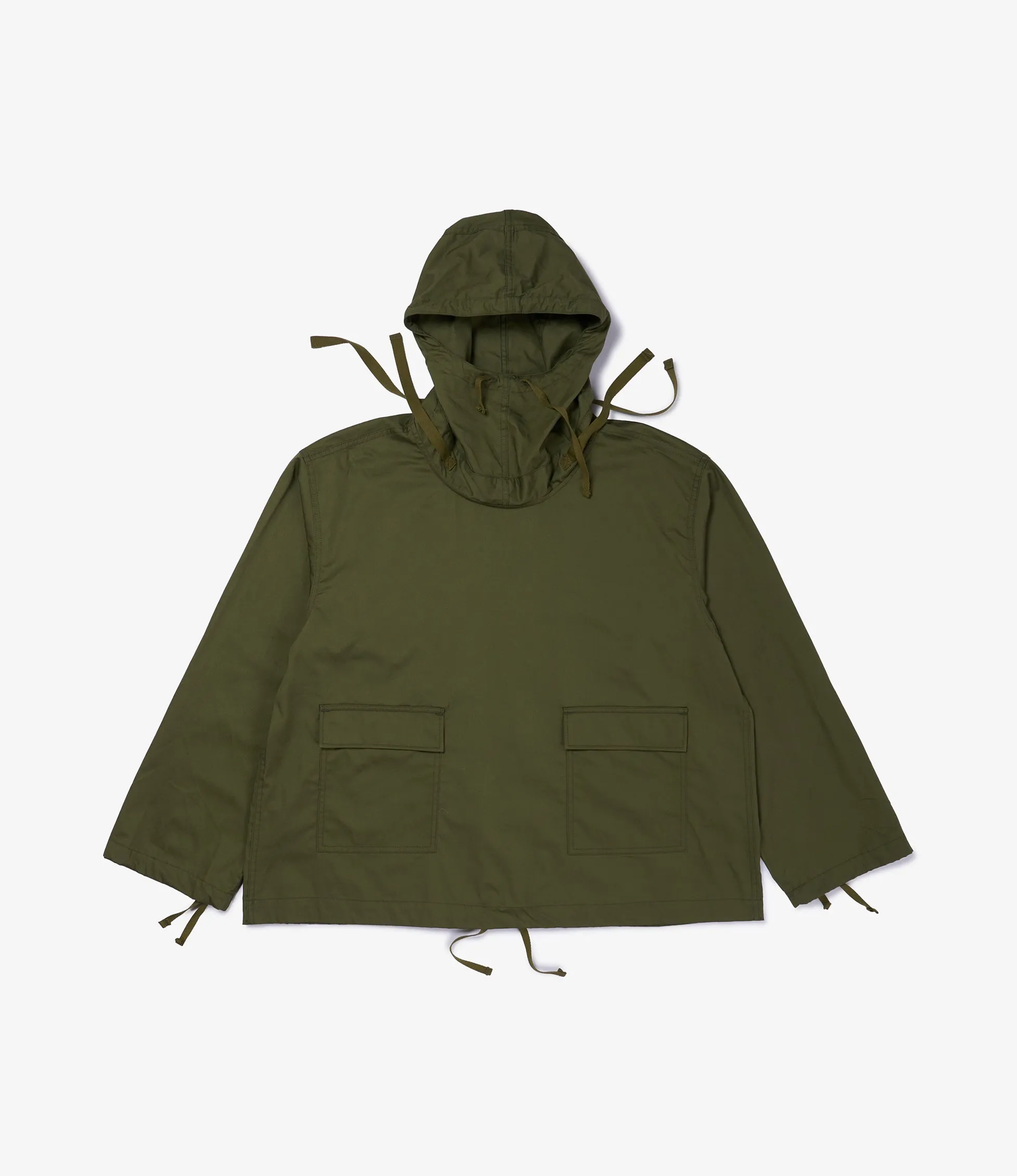 Salvage Smock – Olive Cotton Fineline Twill