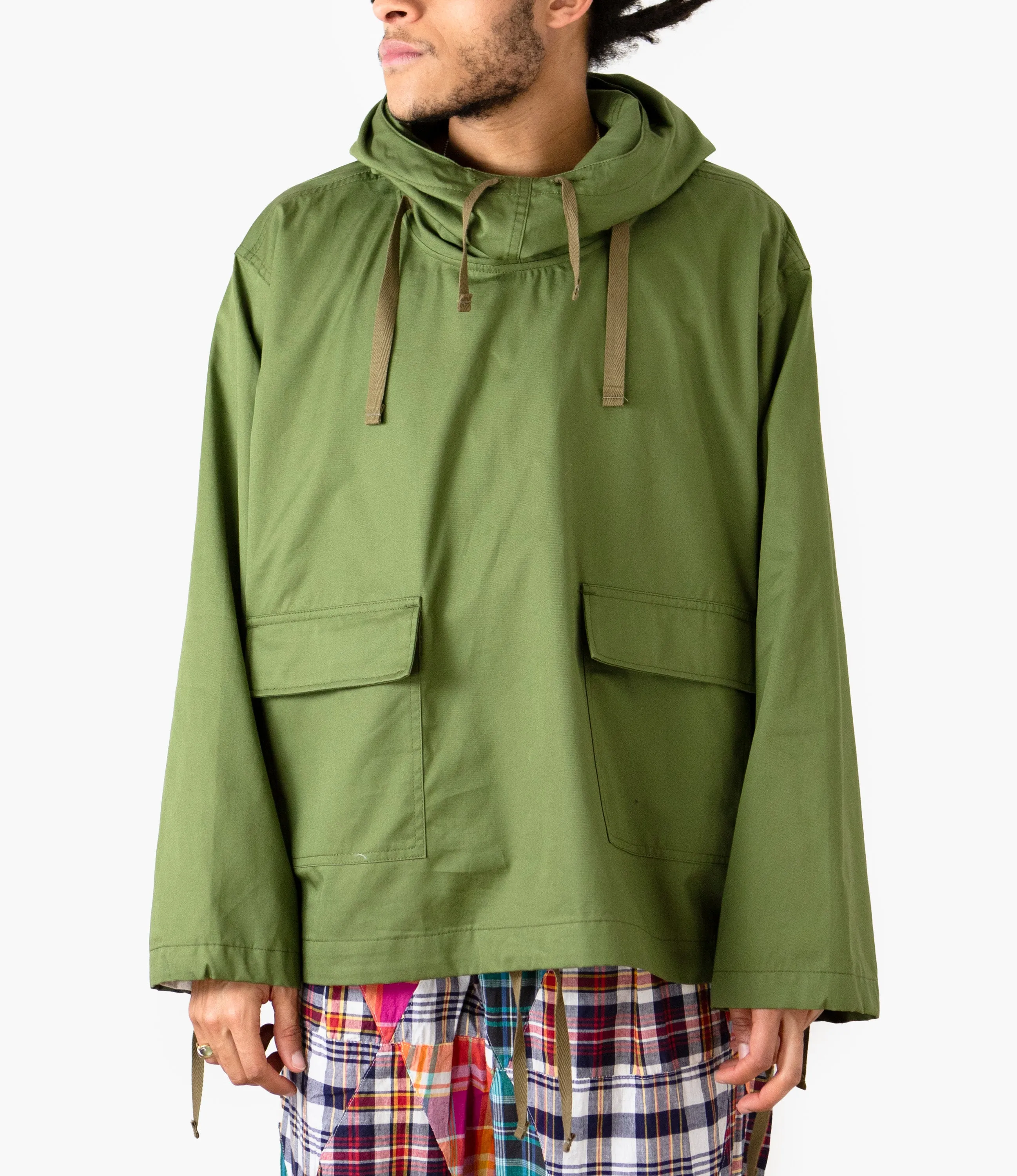 Salvage Smock – Olive Cotton Fineline Twill