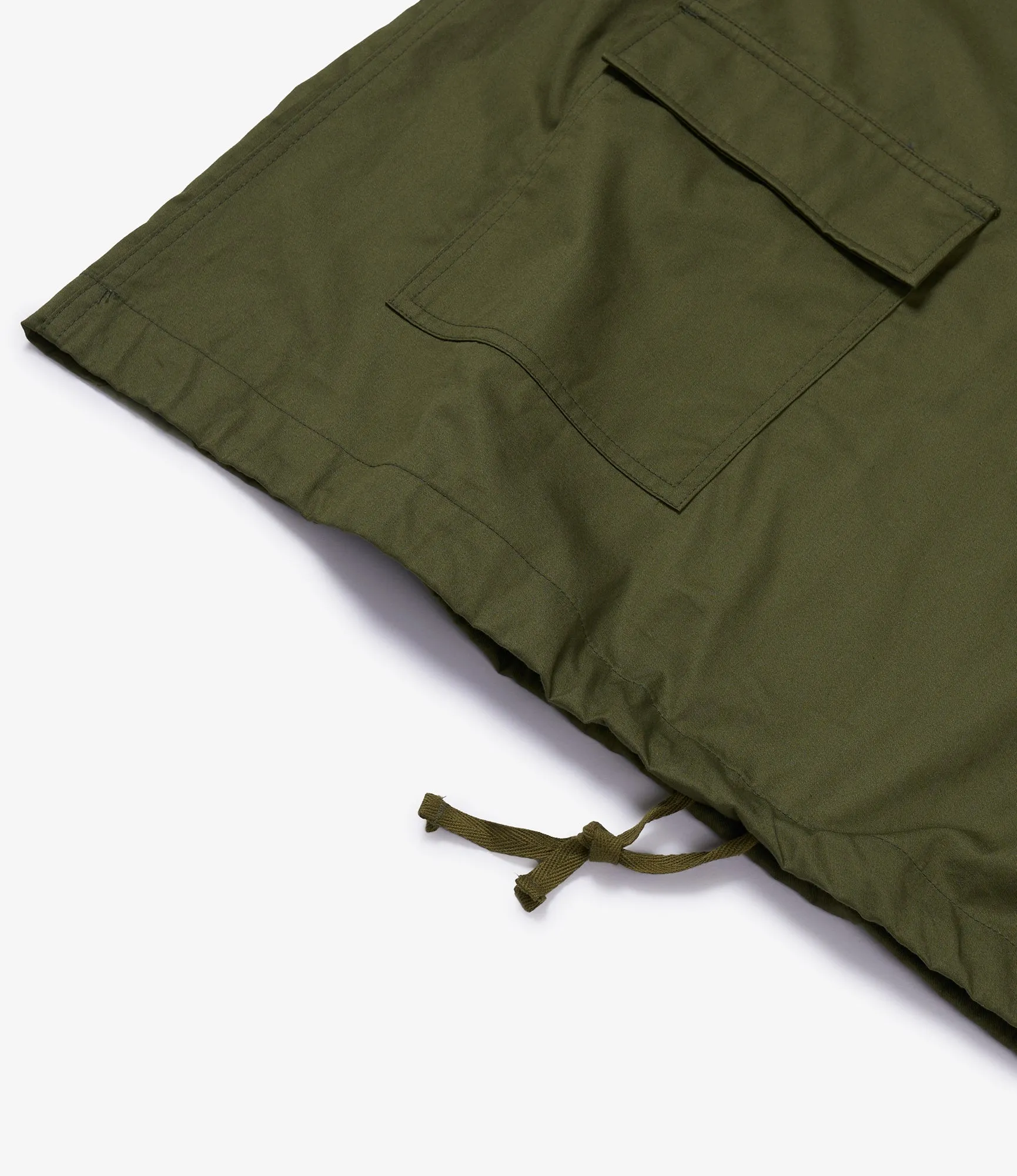 Salvage Smock – Olive Cotton Fineline Twill