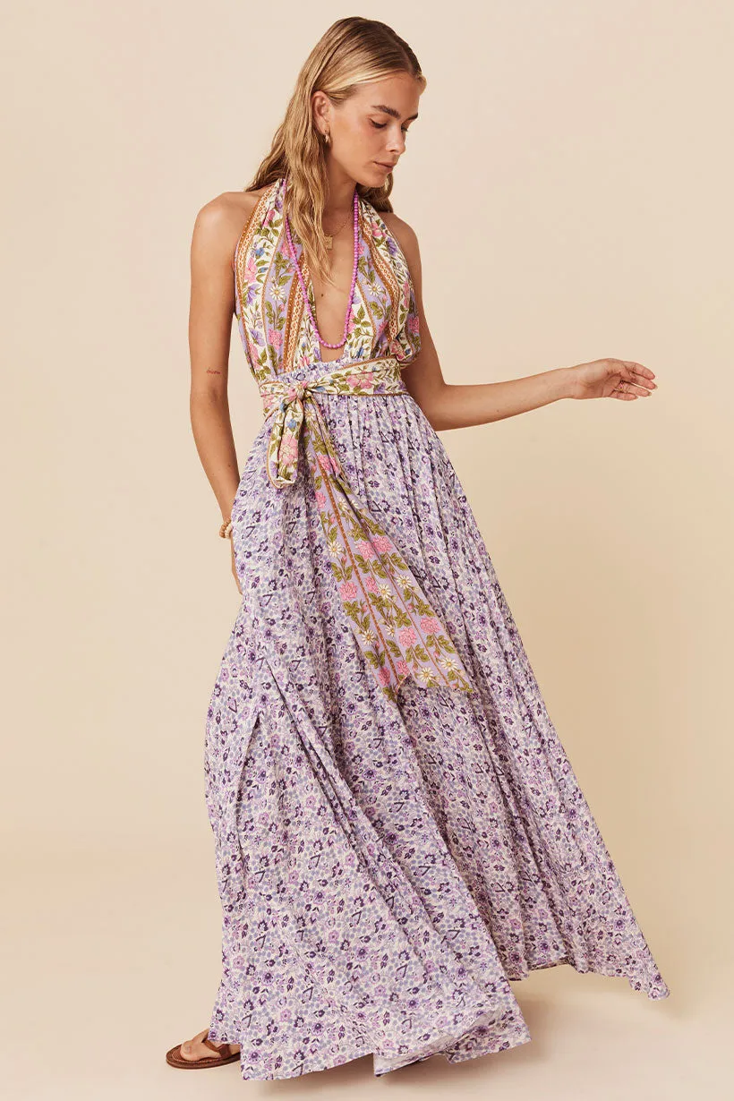 Sienna Halter Maxi Dress