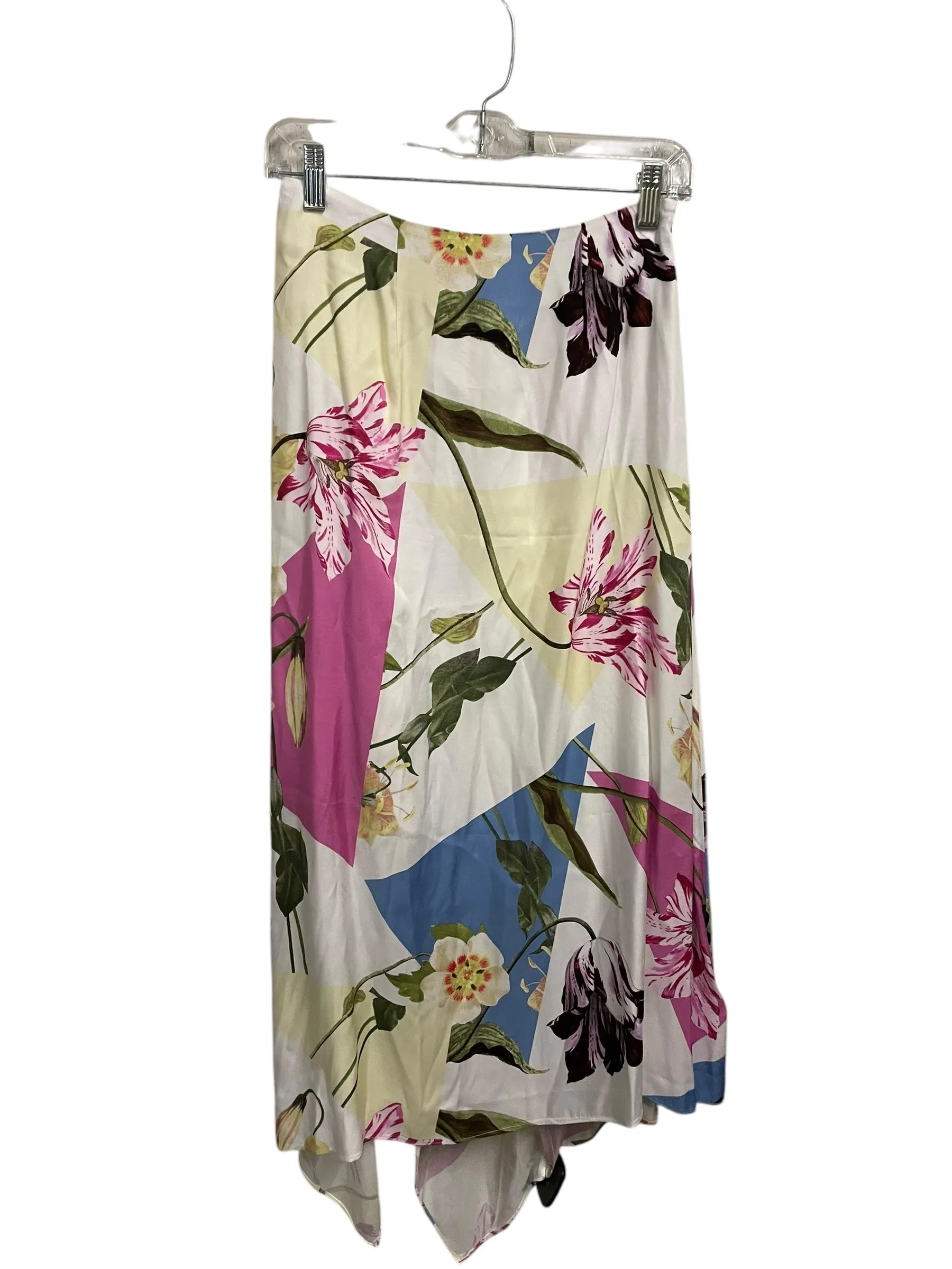 Skirt Maxi By Ted Baker In White & Yellow, Size: 0