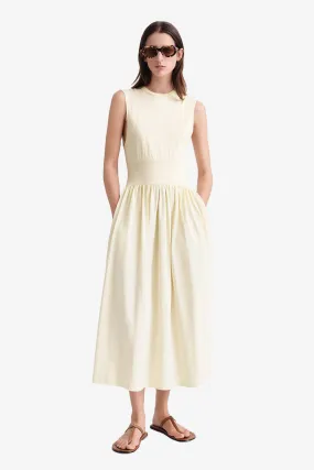 Sleeveless Cotton Tee Dress - Vanilla