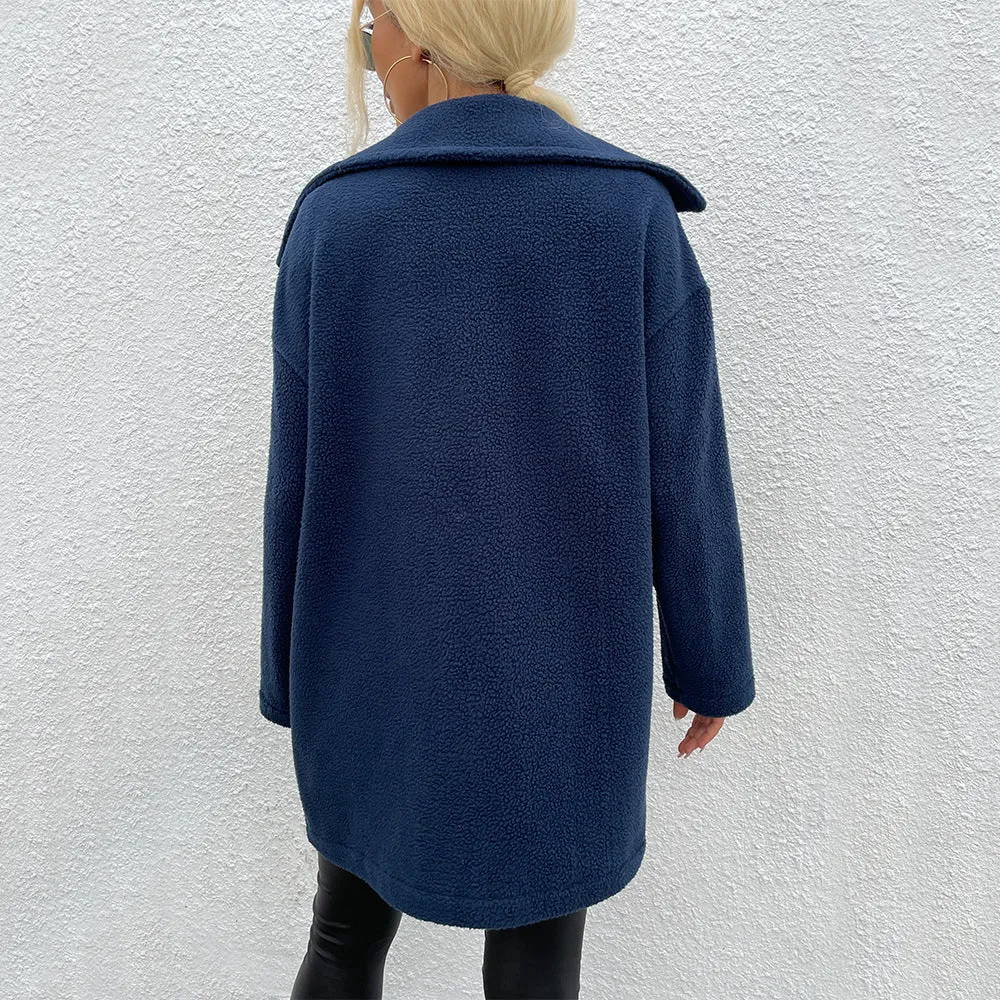 Slot Pocket Mid-length Coat