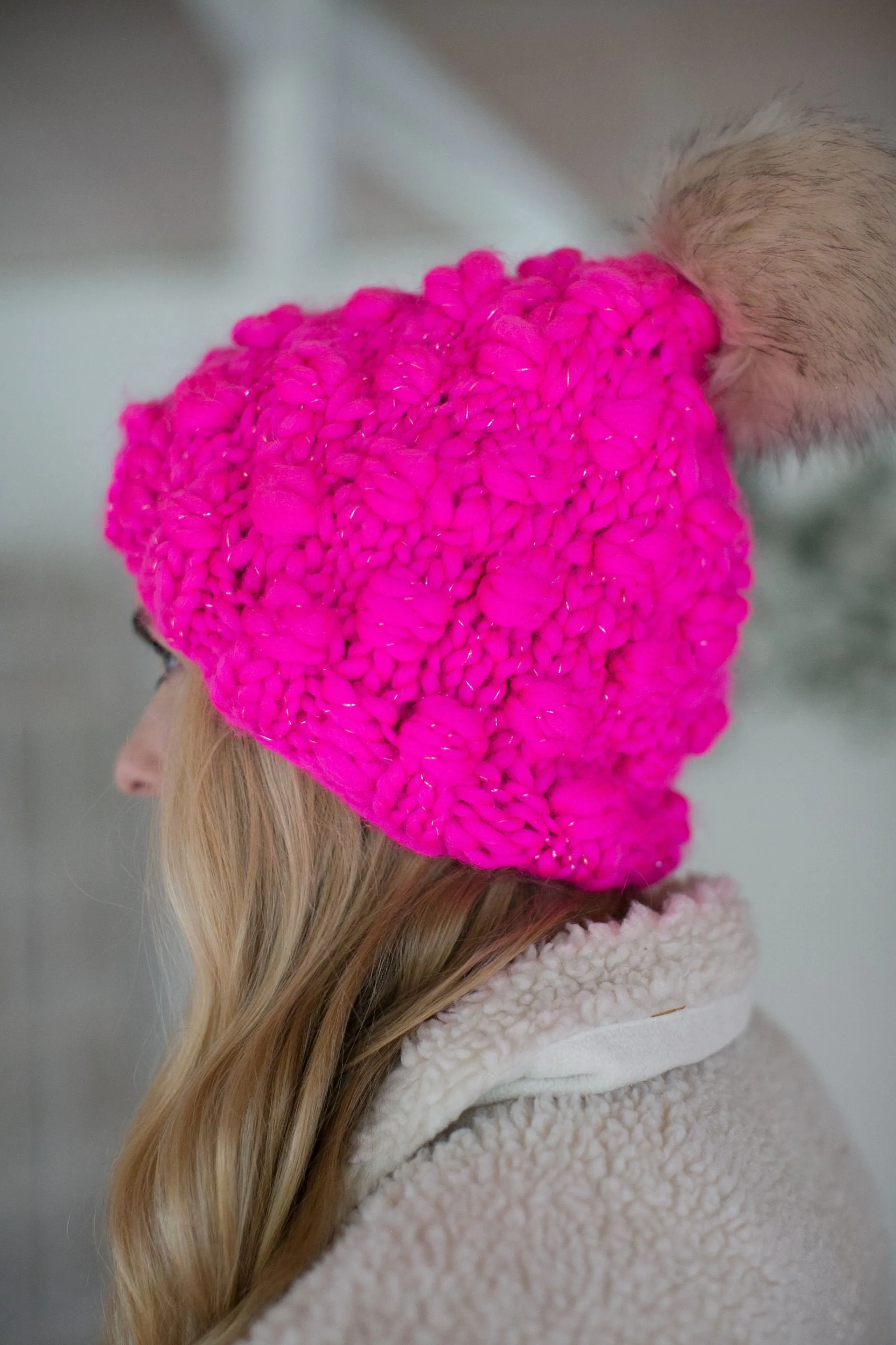 Snowfall Bobble Hat Pattern