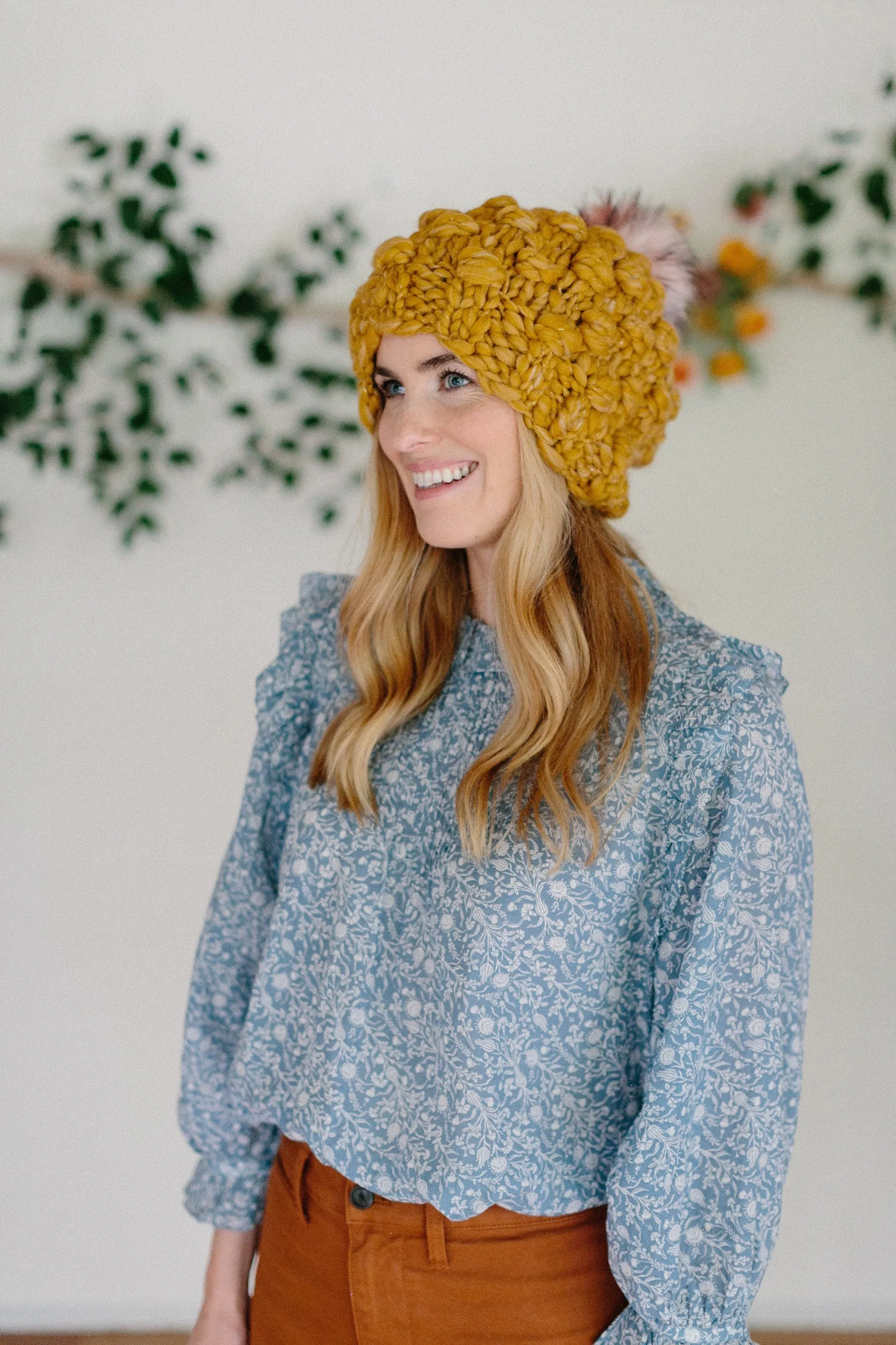 Snowfall Bobble Hat Pattern