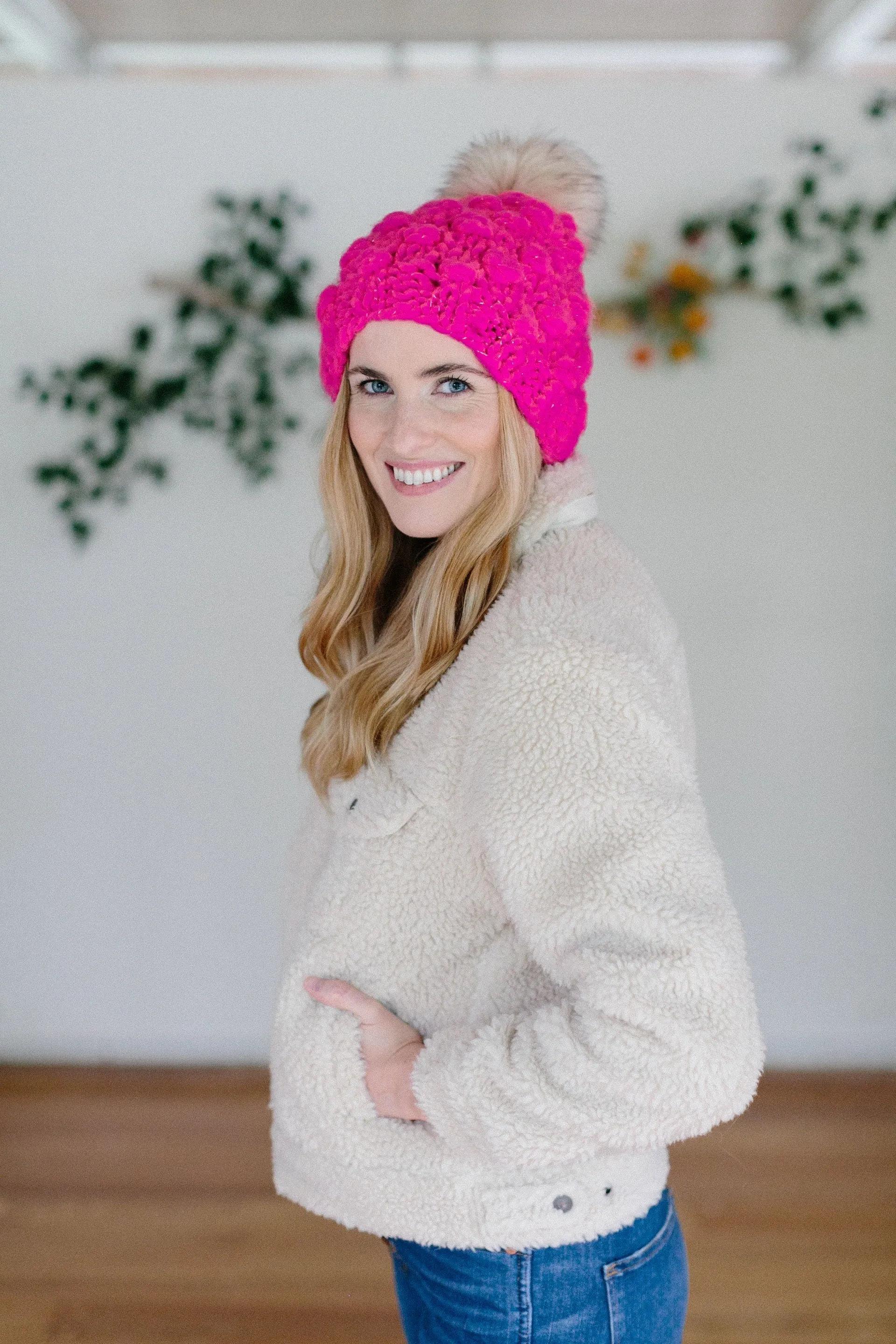 Snowfall Bobble Hat Pattern