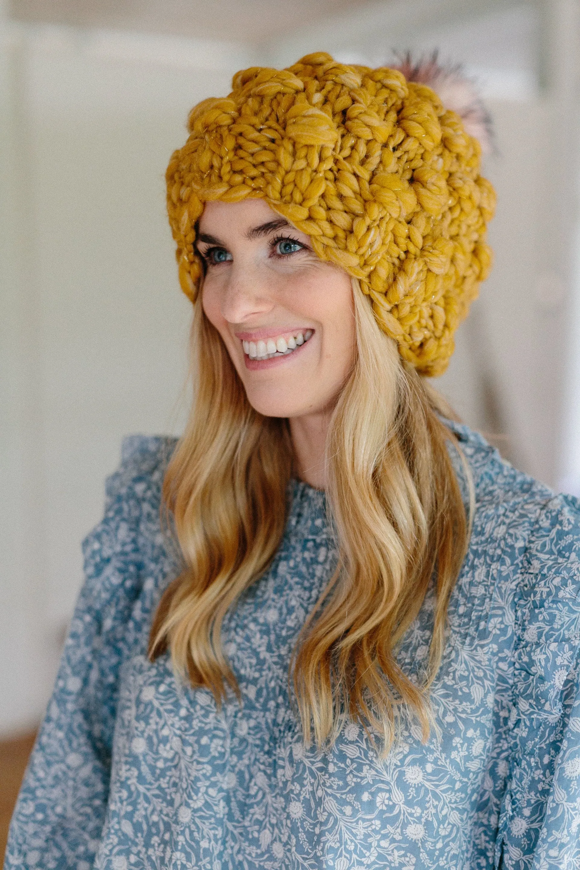 Snowfall Bobble Hat Pattern