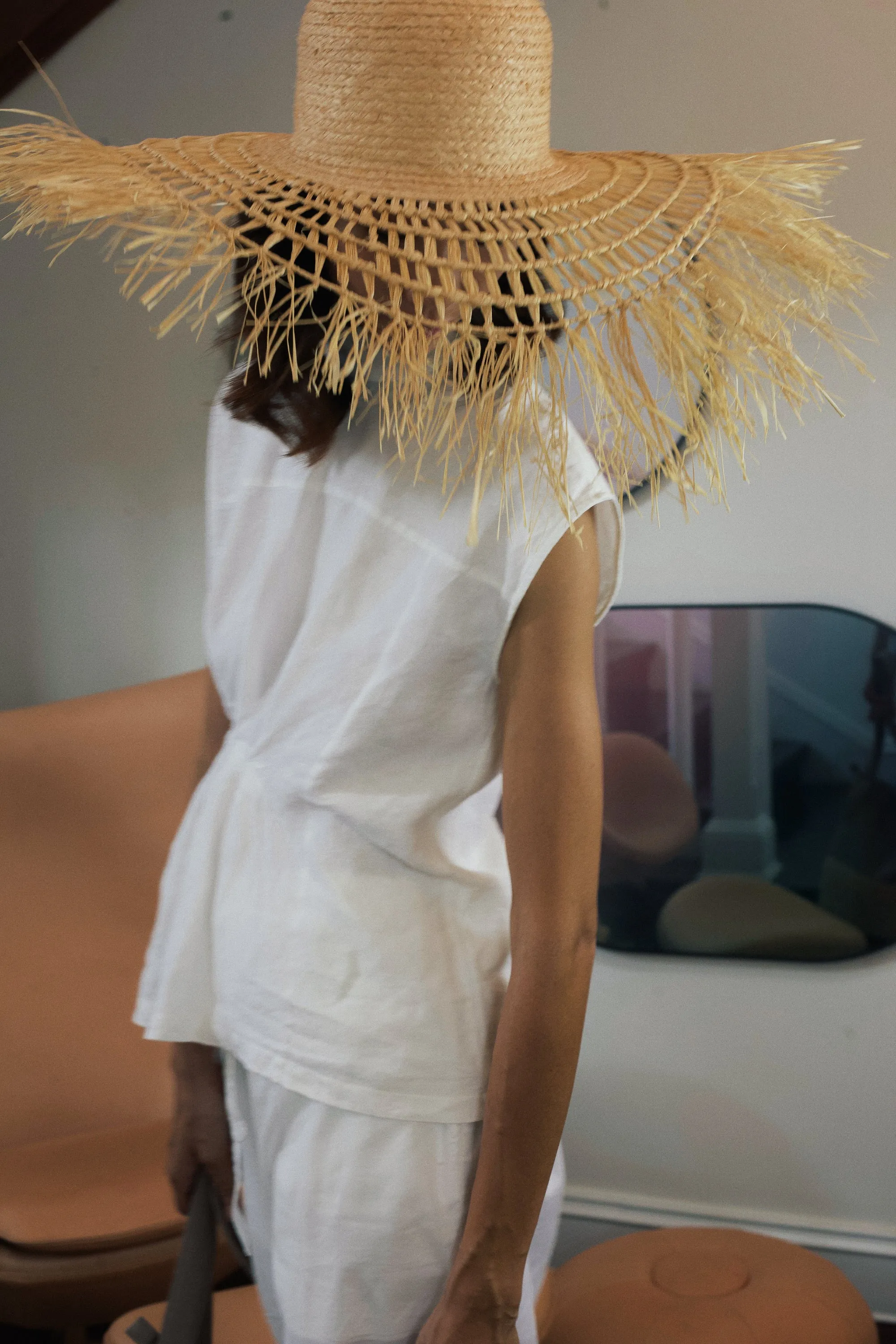 Soleil raffia sun hat