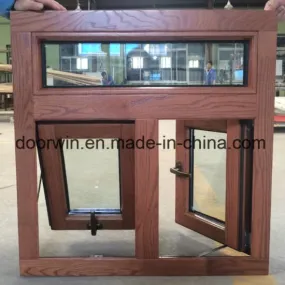 Solid Oak Wood Aluminum Awning Window for Canada Villa - China Aluminum Window, Wood Aluminum Window