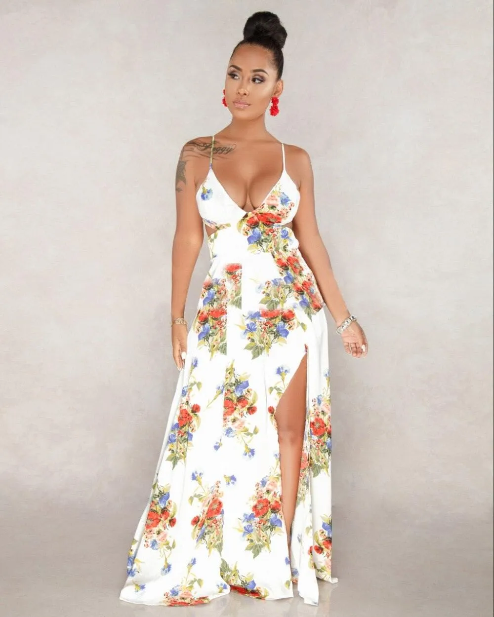 Sora Floral Maxi Dress