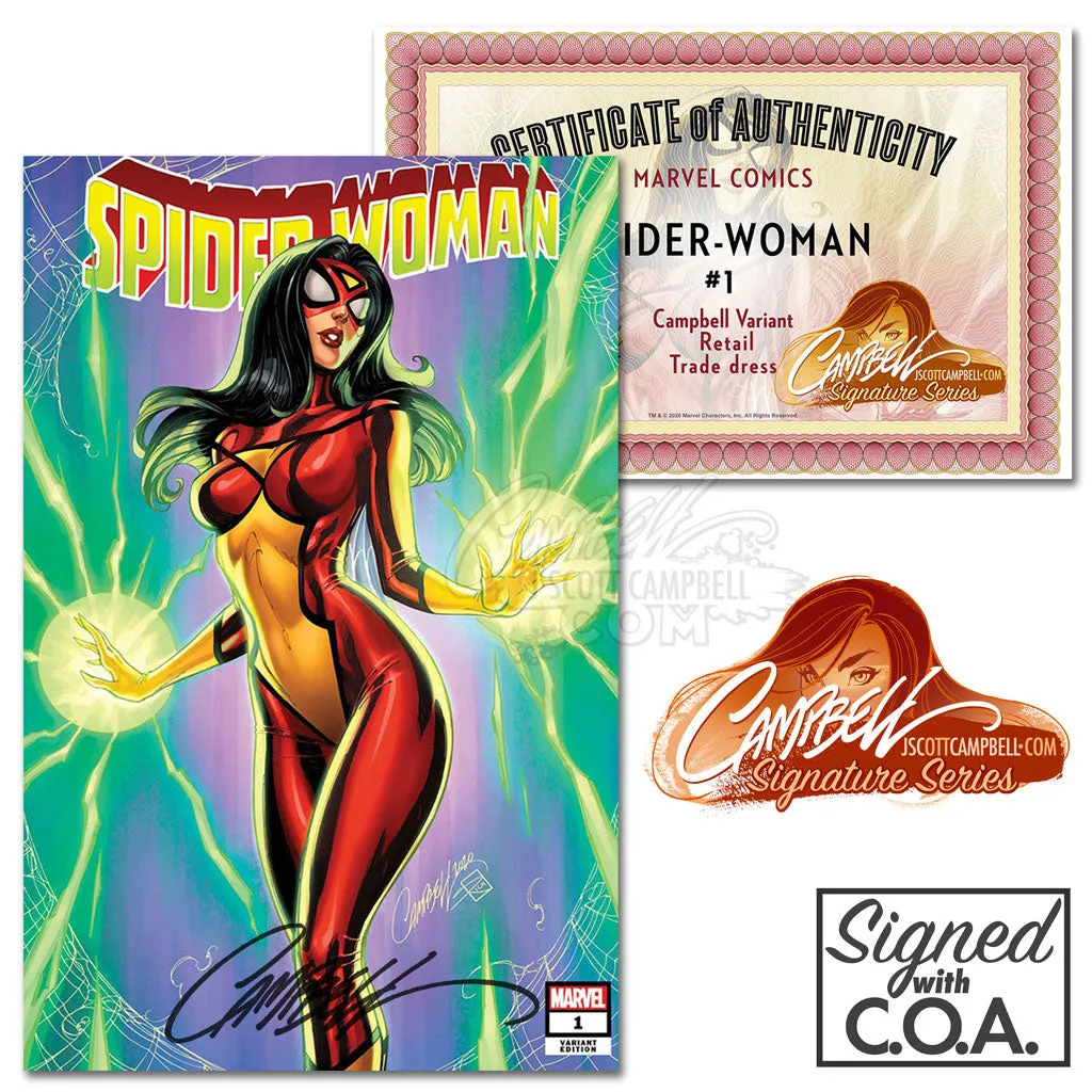 Spider-Woman #1 J. Scott Campbell Cover A Trade Dress