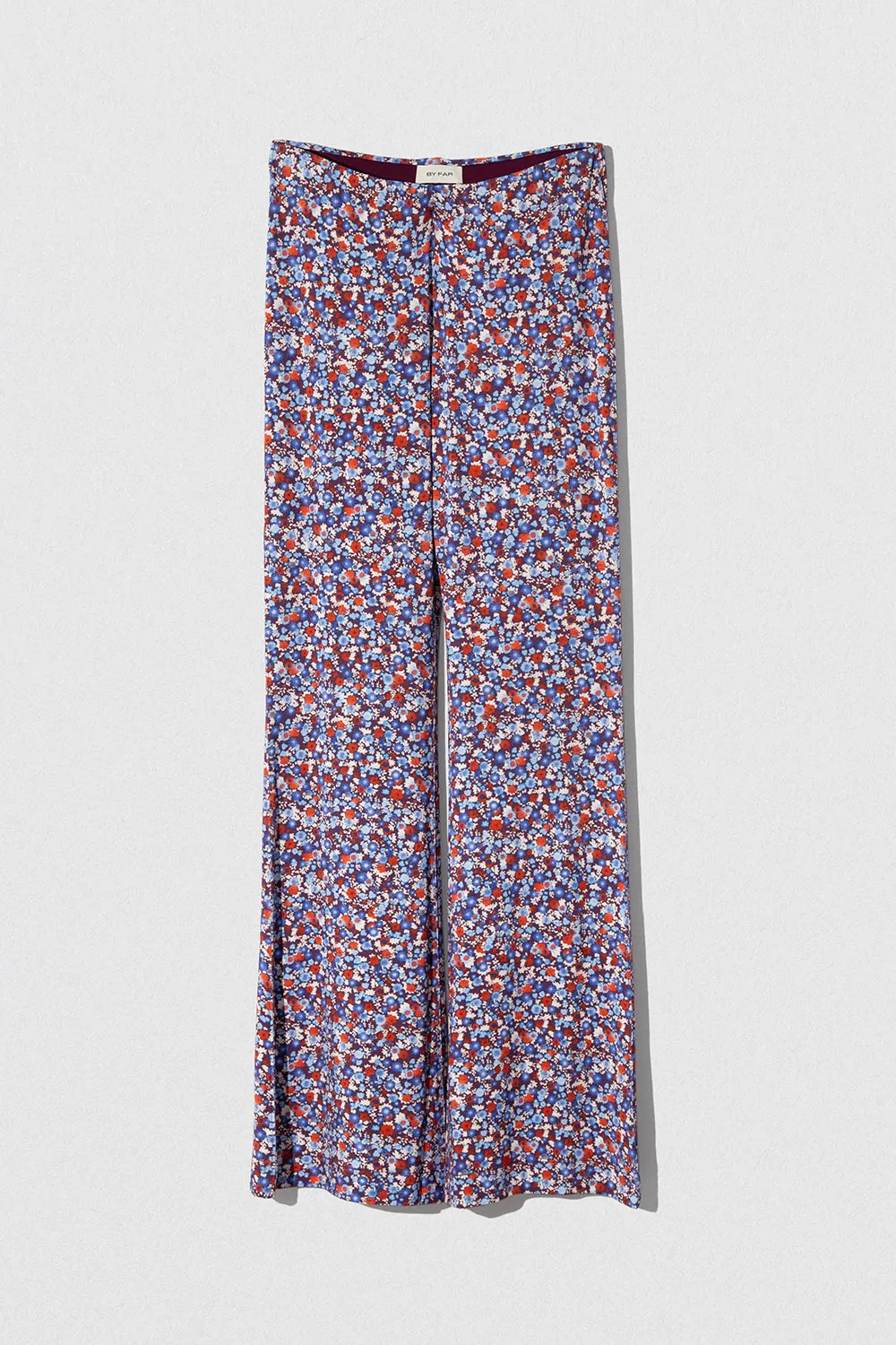 Stella T Trouser Midnight Floral Viscose Jersey