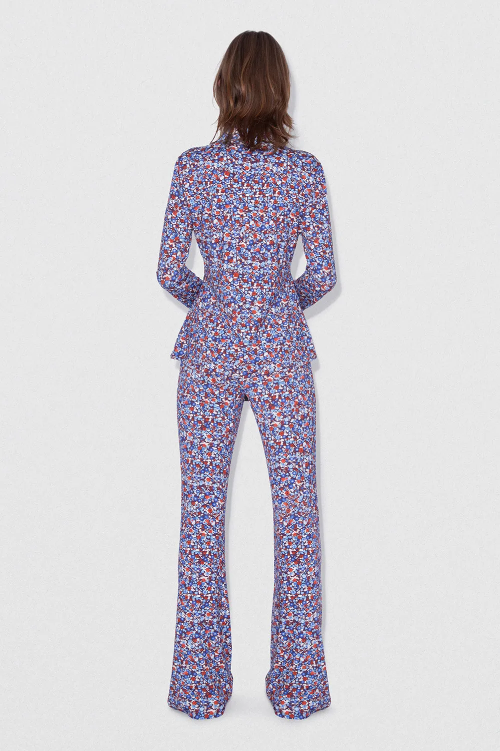 Stella T Trouser Midnight Floral Viscose Jersey