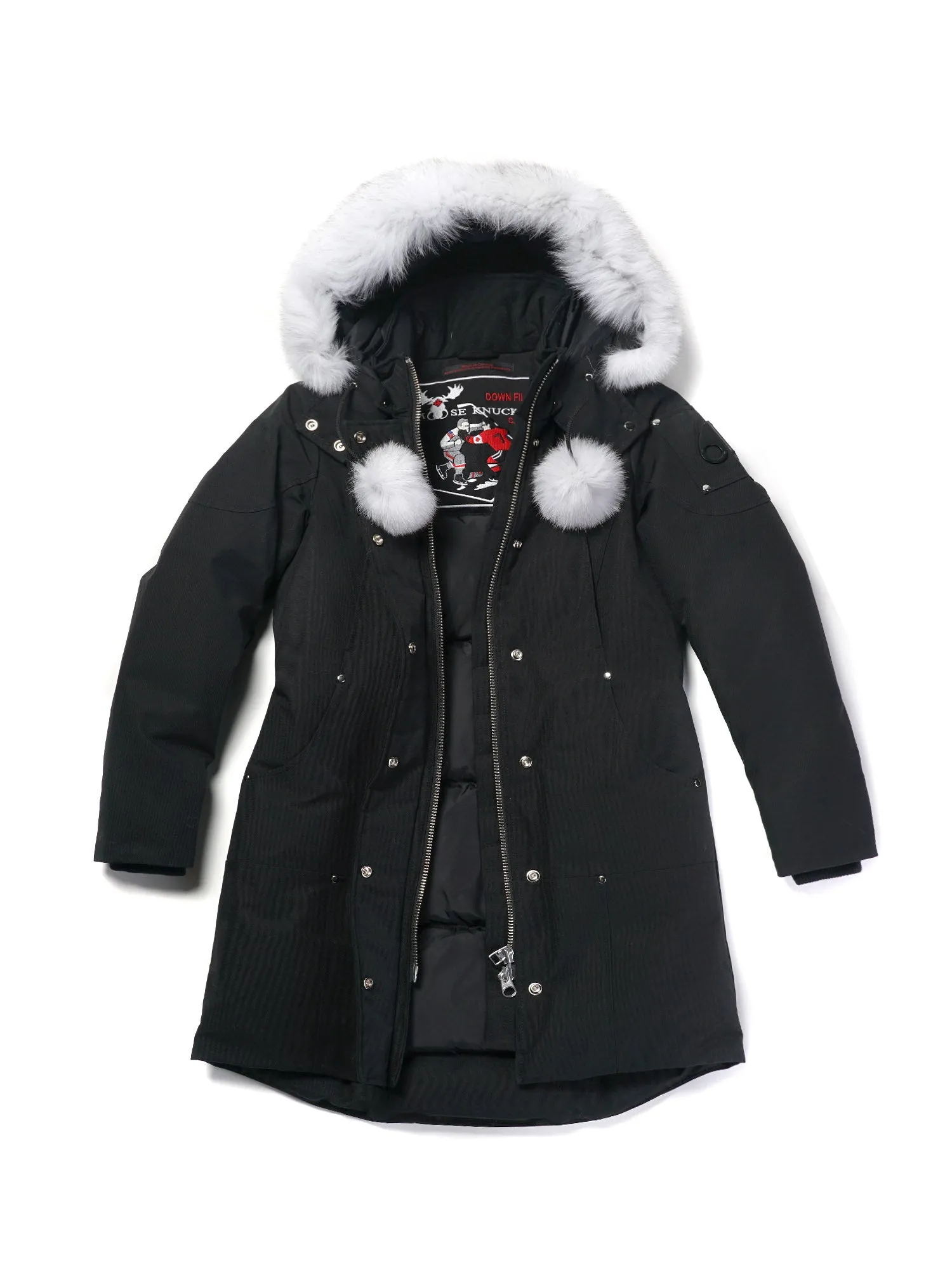 Stirling Parka Black/white