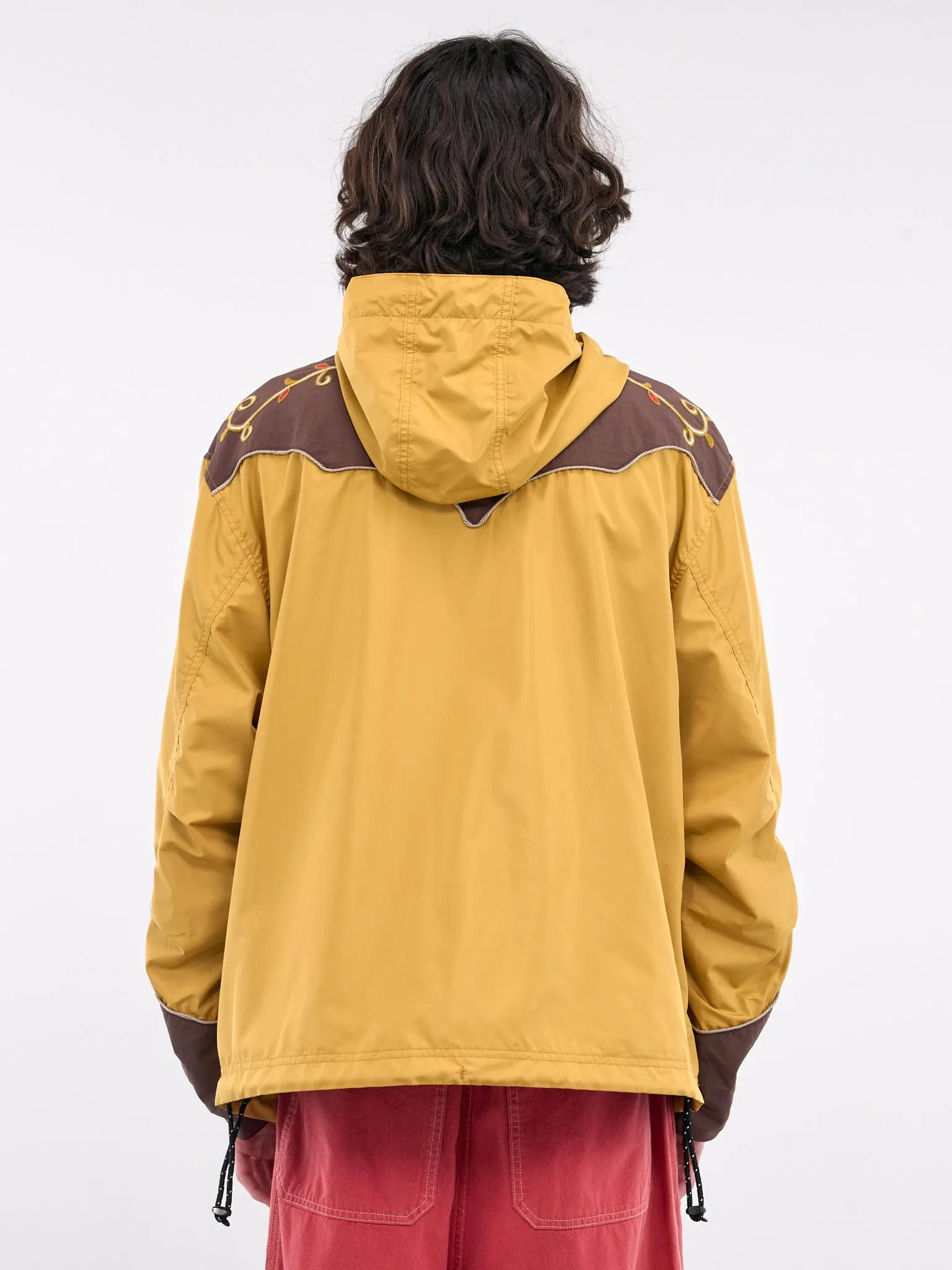 Tenessee Cactus Flower Parka (K2410LJ087-MUSTARD-BROWN)