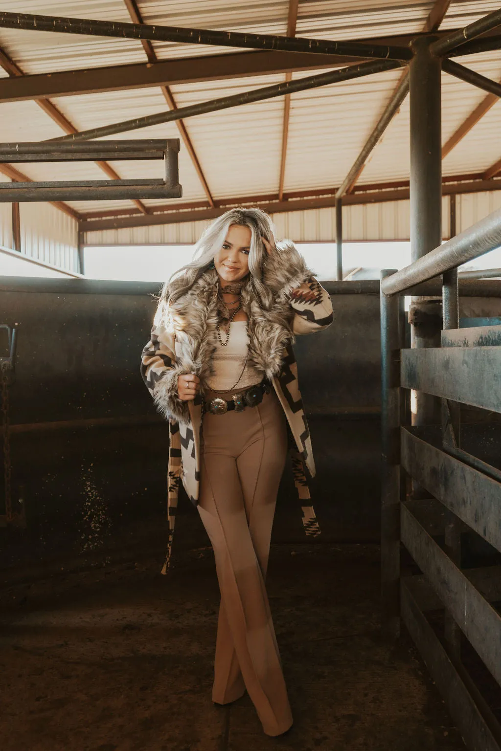 The Ranchers Wife Trousers in Taupe