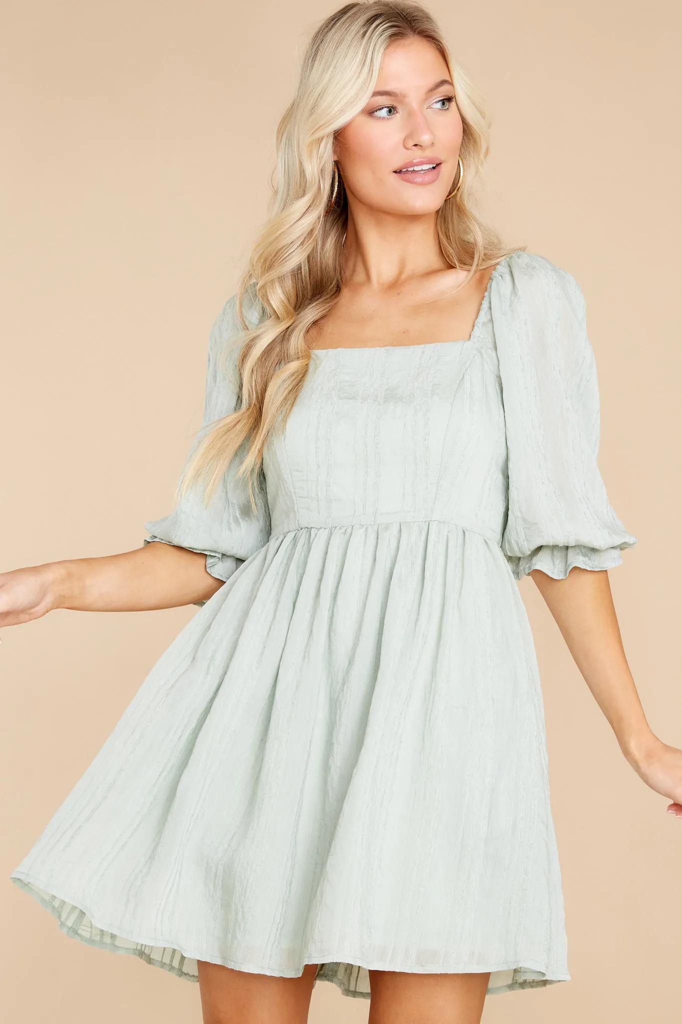 Time After Time Sage Dress