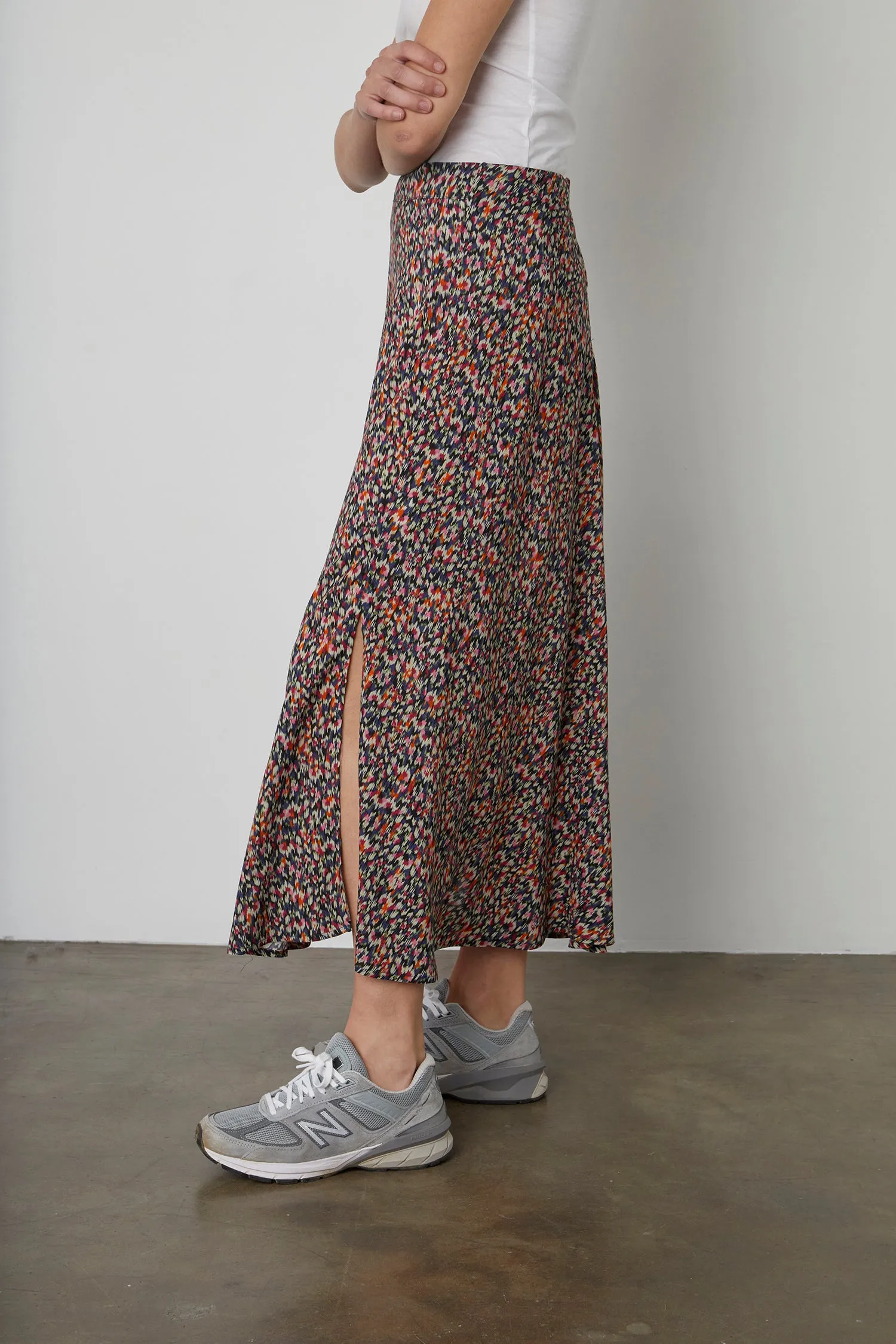 TITANIA PRINTED MIDI SKIRT