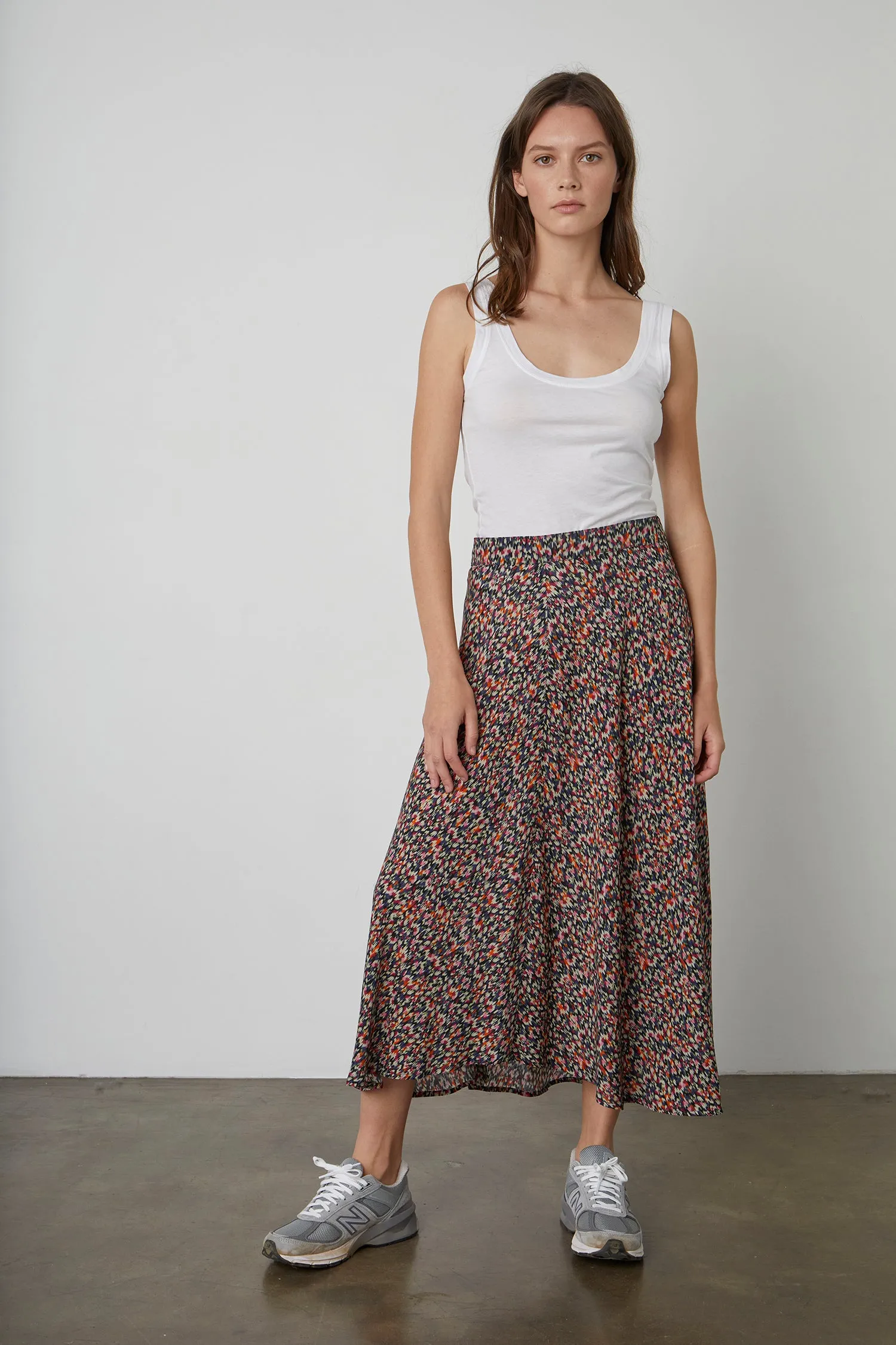 TITANIA PRINTED MIDI SKIRT