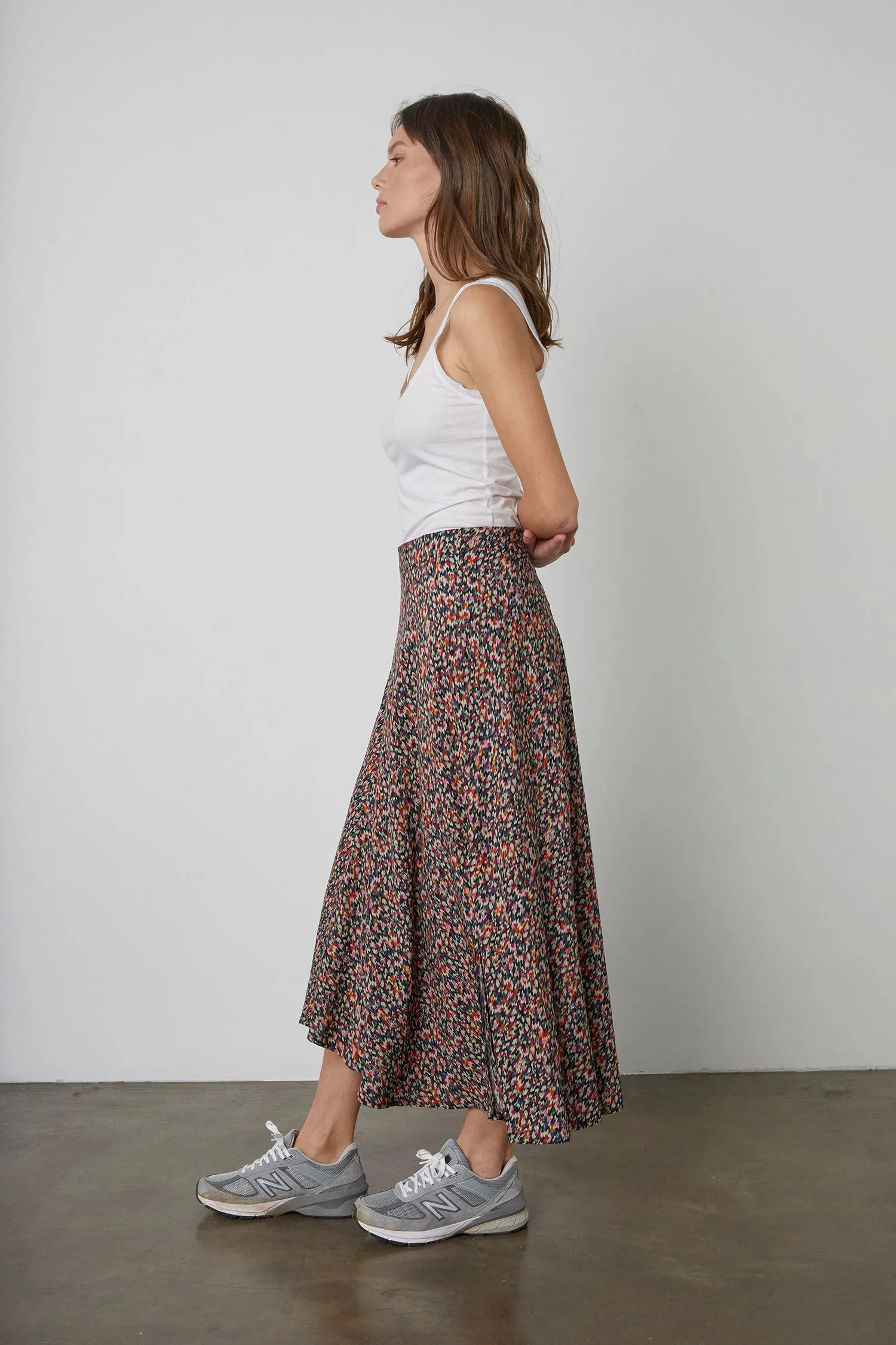 TITANIA PRINTED MIDI SKIRT