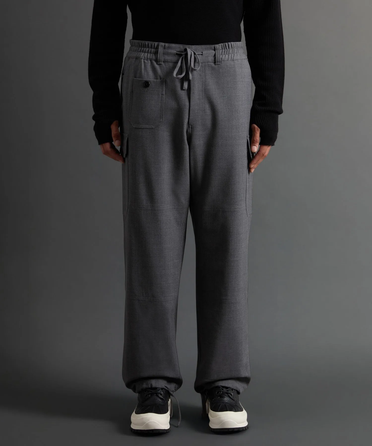 Todd Snyder X Woolrich Twill Cargo Pant in Grey