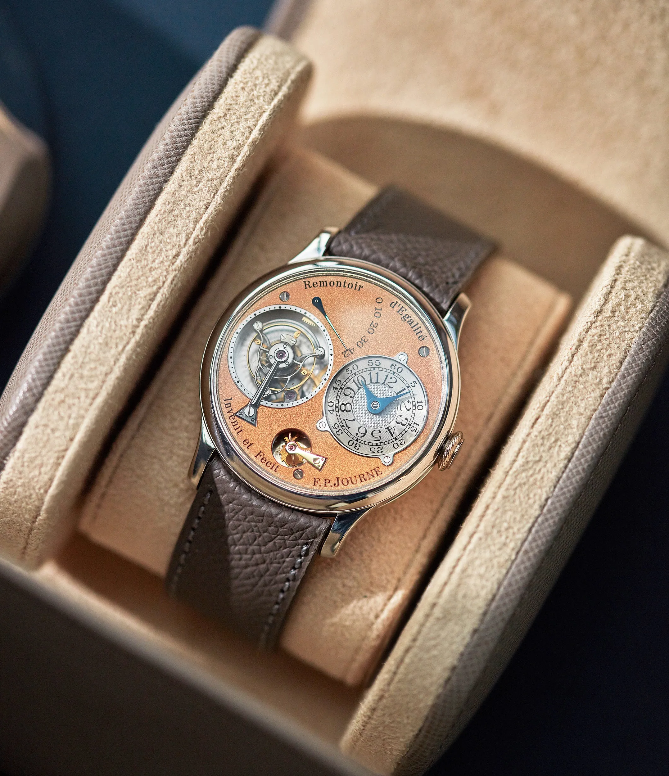 Tourbillon Souverain | 3rd Generation | Brass Movement | Platinum