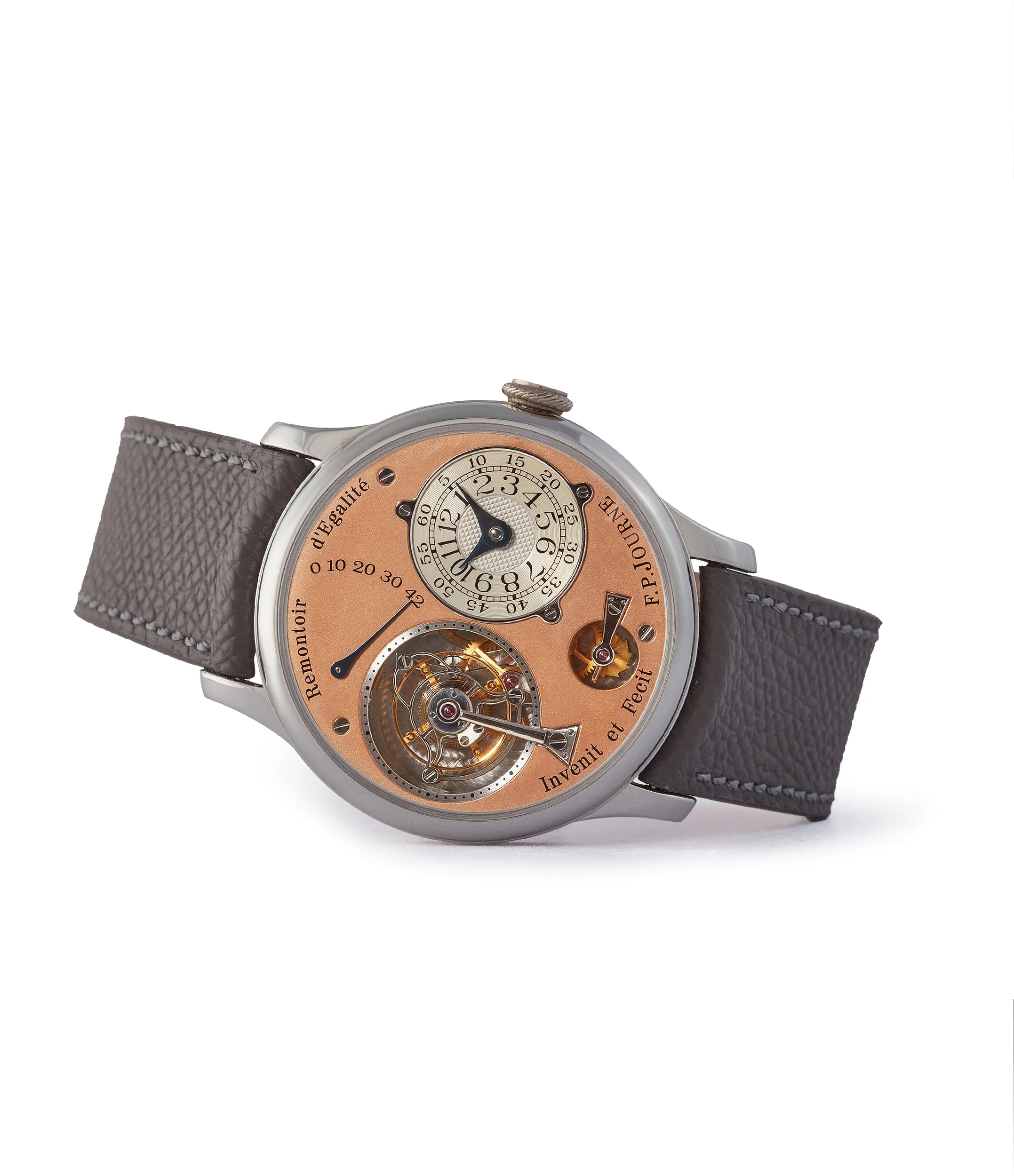 Tourbillon Souverain | 3rd Generation | Brass Movement | Platinum