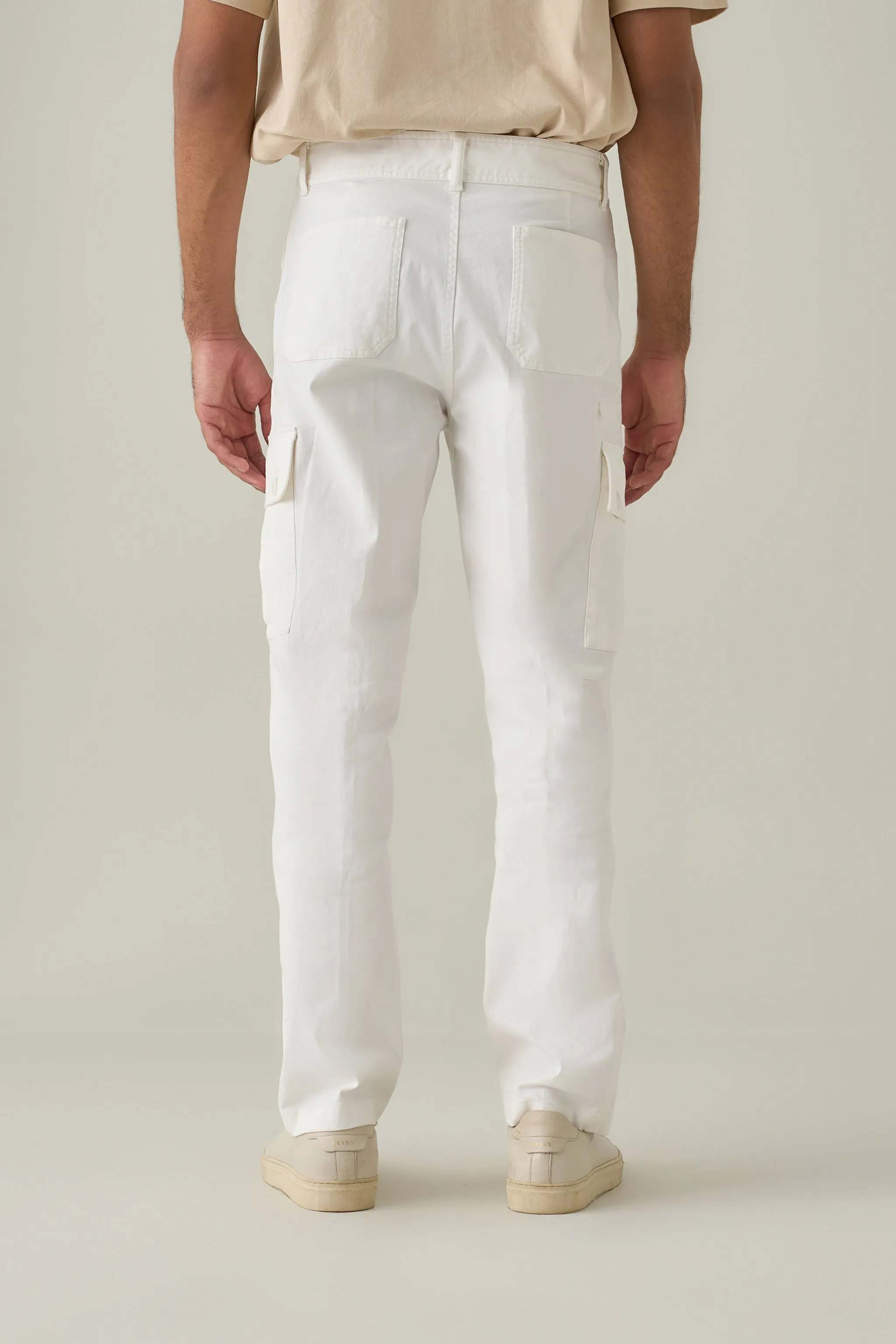 Twill Cargo Blanc