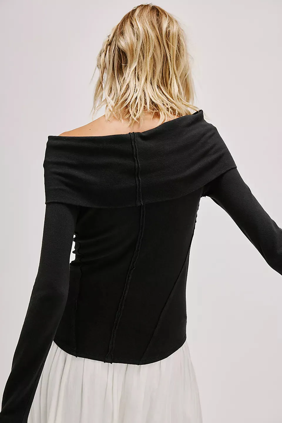 We The Free Iris Layering Top- Black