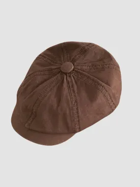 WLS Japanese Curved Brim Retro Beret Hat