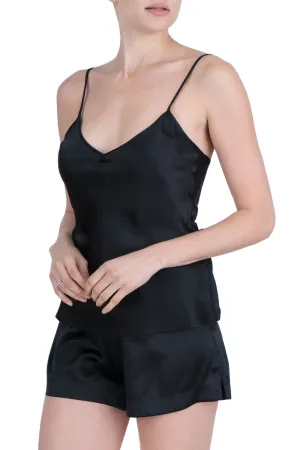 Women's 100% Silk Camisole and Short Set