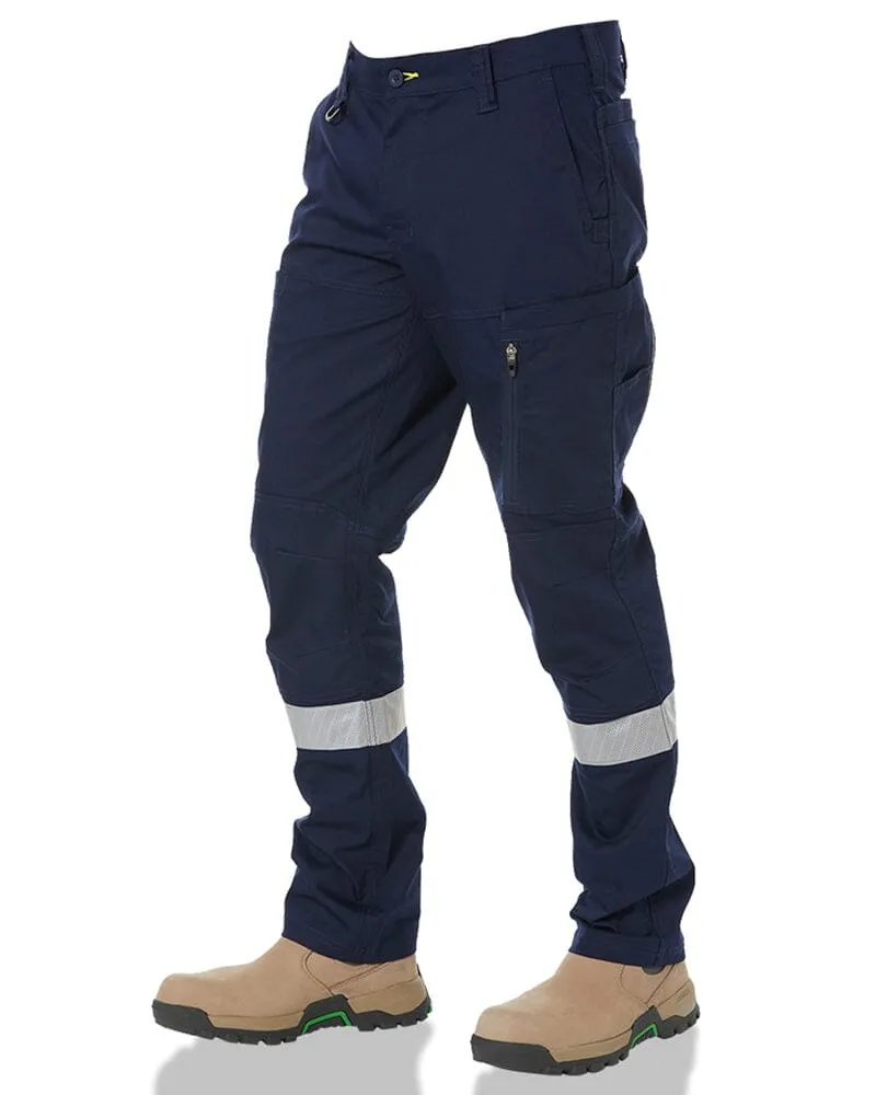 X Airflow Taped Stretch Ripstop Vented Cargo Pant - Navy/Yellow